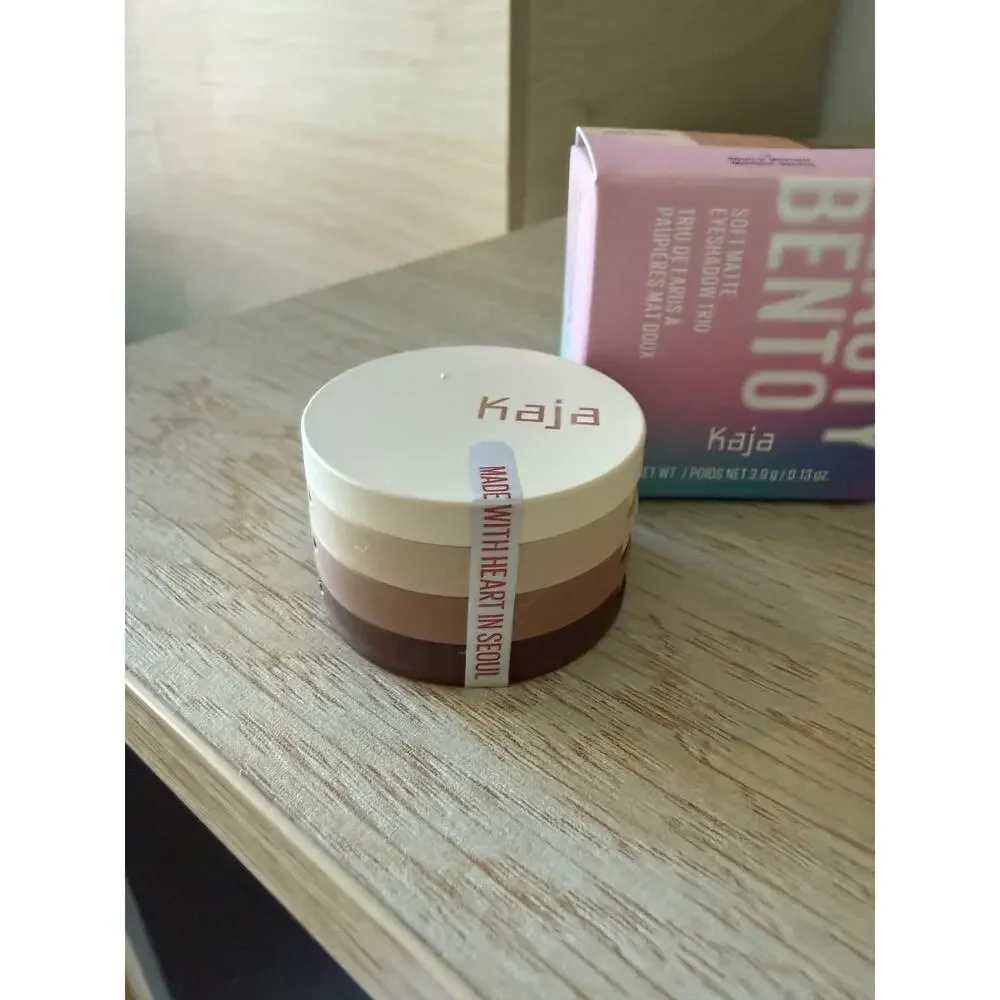 $56 KAJA Beauty Bento Eyeshadow Bundle Neutral Moment + Peach Madeline